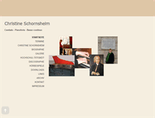 Tablet Screenshot of christine-schornsheim.de